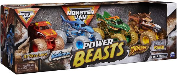 BLISTER 4 MONSTER JAM DIE CAST 1:64 - Image 2