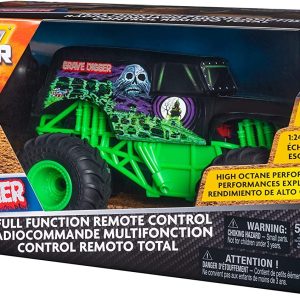 MOSNTER JAM RADIO CONTROL GRAVE DIGGER 1:24