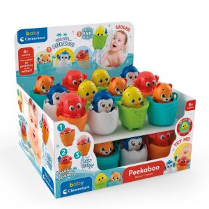 JUGUETES DE BAÑO EN EXPOSITOR DE 24 U.