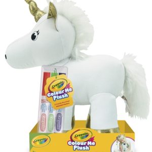 COLOREA TU PELUCHE UNICORNIO + 3 ROTULADORES