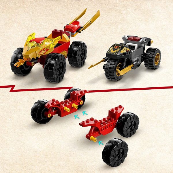 LEGO NINJAGO BATALLA EN COCHE Y MOTO DE KAI Y RAS - Image 5