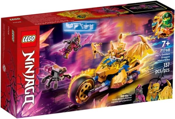 LEGO NINJAGO MOTO DEL DRAGON DORADO DE JAY - Image 2
