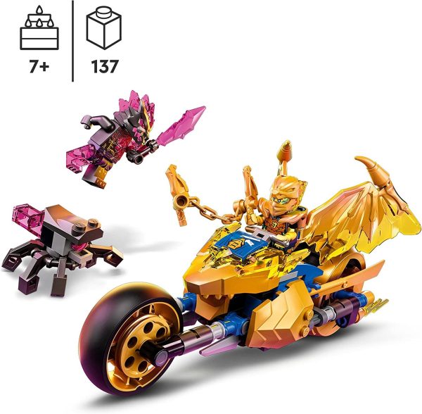 LEGO NINJAGO MOTO DEL DRAGON DORADO DE JAY - Image 3