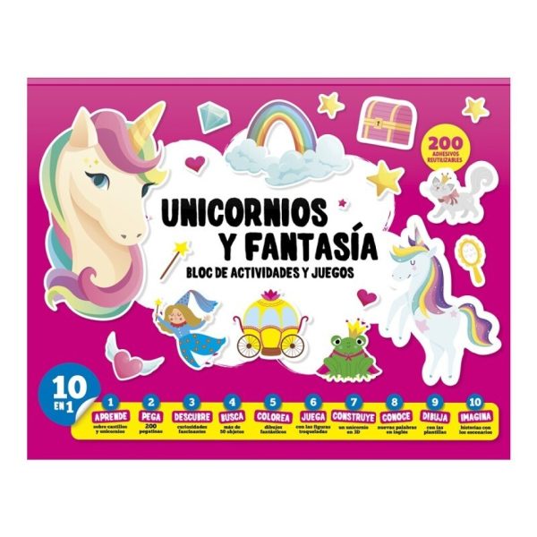 BLOC UNICORNIOS Y FANTASIA