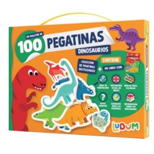 LUDUM - MALETIN 100 PEGATINAS - DINOSAURIOS