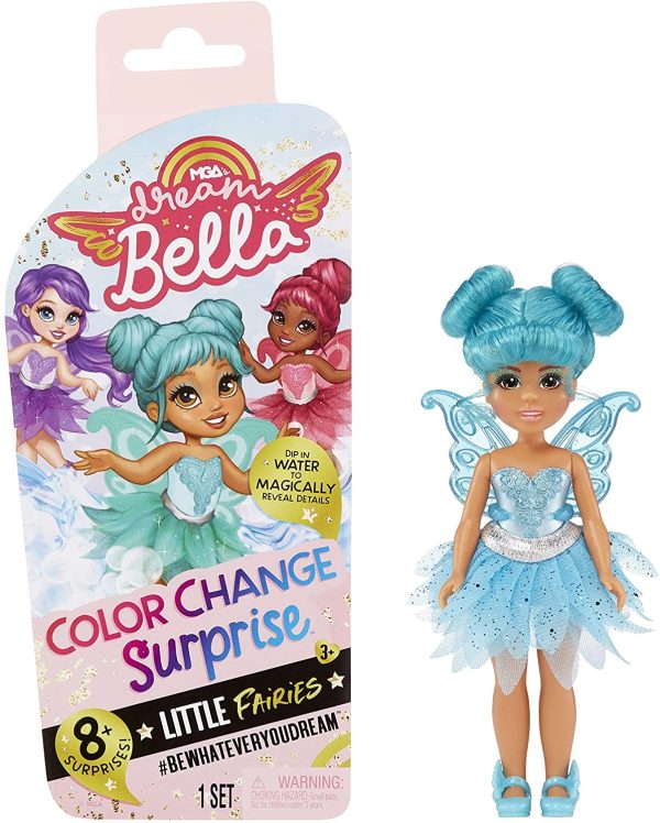 MGA'S DREAM BELLA COLOR CHANGE SURPRISE LITTLE FAIRIES DOLL SURTIDAS