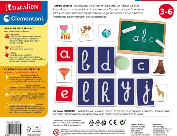 MONTESSORI LETRAS TACTILES - Image 3