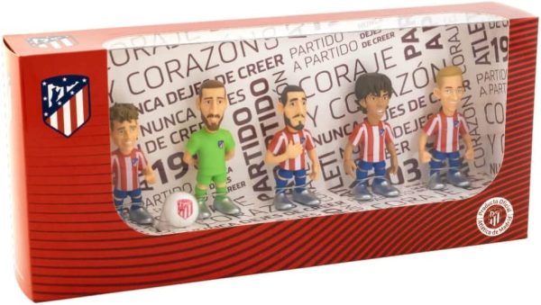 MINIX PACK 5 FIGURAS 7CM ATLETICO DE MADRID