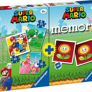 MULTIPACK SUPER MARIO MEMORY Y ROMPECABEZAS
