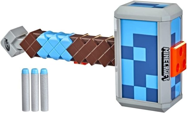 NERF MINECRAFT STORMLANDER - MARTILLO LANZADARDOS - Image 2