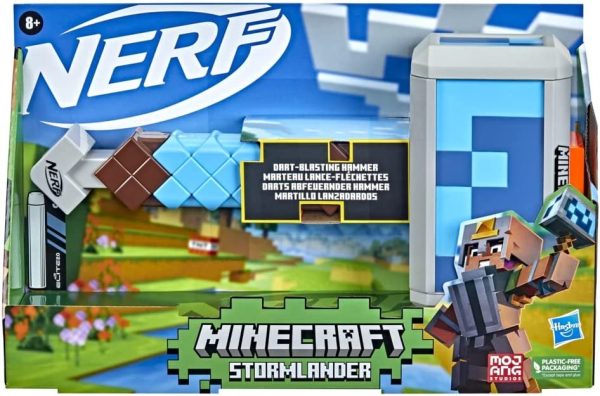 NERF MINECRAFT STORMLANDER - MARTILLO LANZADARDOS - Image 3
