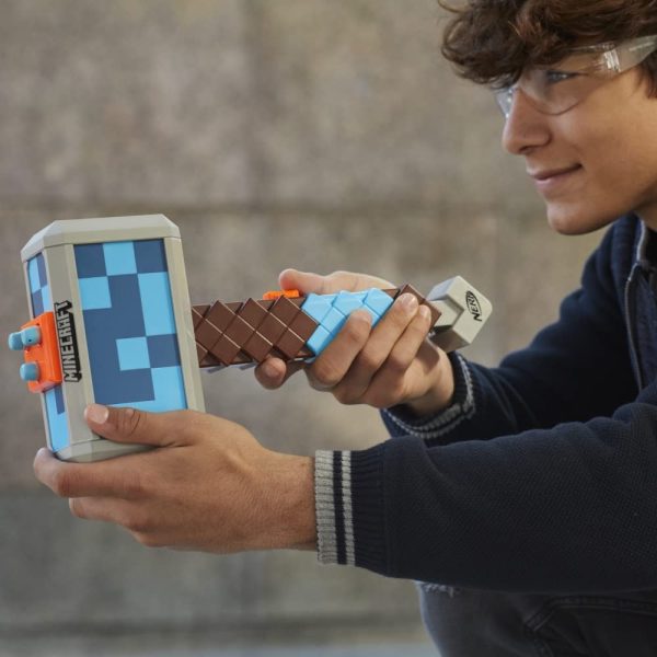 NERF MINECRAFT STORMLANDER - MARTILLO LANZADARDOS - Image 4