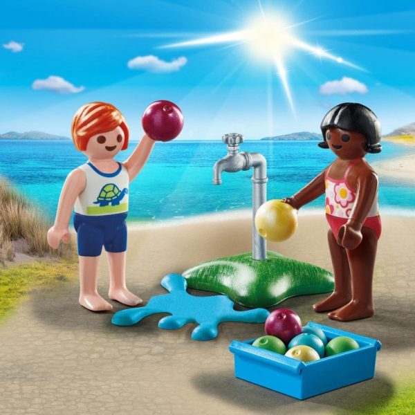 NIÑOS CON GLOBOS DE AGUA PLAYMOBIL - Image 3