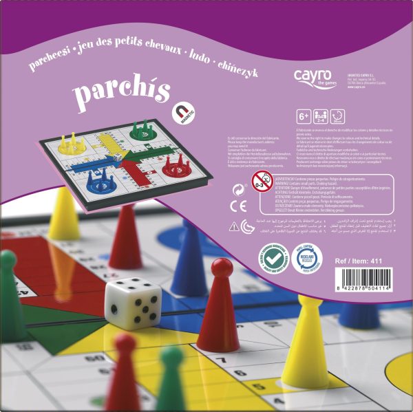 PARCHIS MAGNETICO PLEGABLE 24x24 cm - Image 4