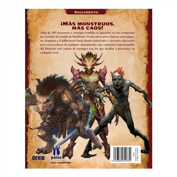 PATHFINDER 2ª ED. BESTIARIO 2 - Image 2