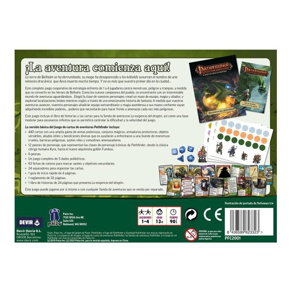 PATHFINDER EL JUEGO DE CARTAS DE AVENTURAS - Image 3