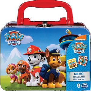 PAW PATROL JUEGO MEMO CAJA DE METAL