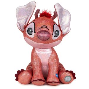 PELUCHE LEROY STITCH 100TH DISNEY GLITTER CON SONIDO 28CM