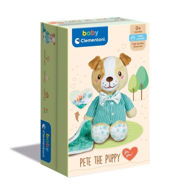 PELUCHE EN CAJA PETE THE PUPPY