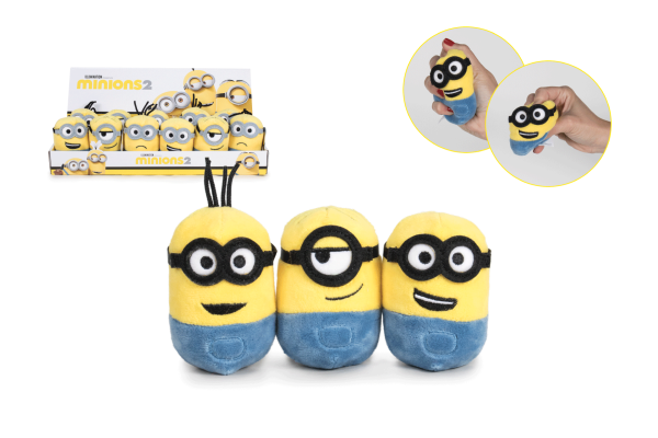 PELUCHE MINIONS SQUEESHY 5 CM - Image 2