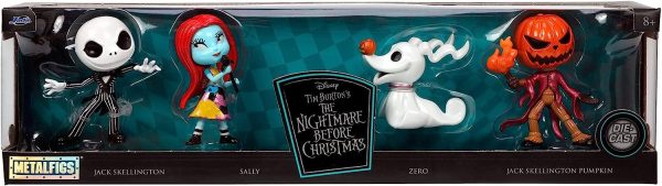 PESADILLA ANTES DE NAVIDAD PACK 4 FIGURAS METAL 7 CM - Image 2