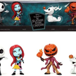 PESADILLA ANTES DE NAVIDAD PACK 4 FIGURAS METAL 7 CM