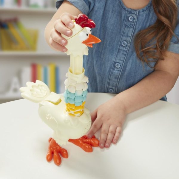 PLAYDOH ANIMAL CREW CLUCK-A-DEE PLUMAS DIVERTIDAS - Image 3