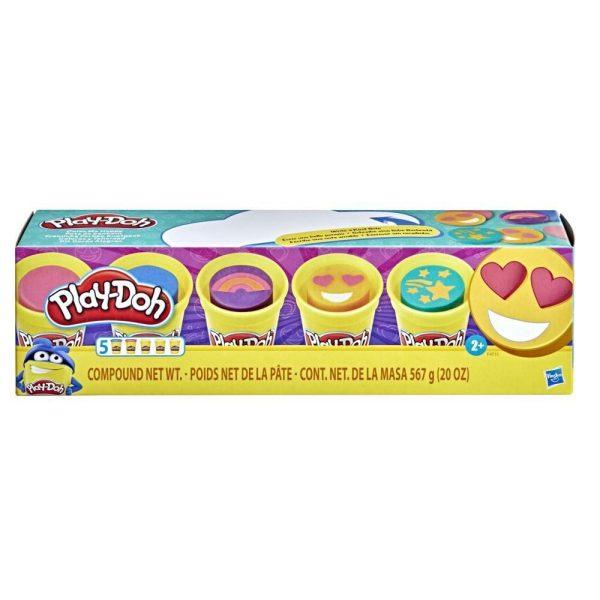 PLAYDOH PACK 4+1 COLORES Y FELICIDAD - Image 2