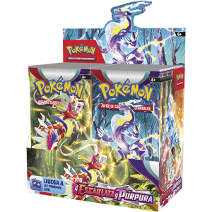 DISPLAY 36 SOBRES POKEMON ESCARLATA Y PURPURA