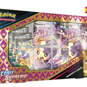 POKEMON 12.5 MORPEKO V-UNION PLAYMAT BOX CENIT SUPREMO CASTELLANO