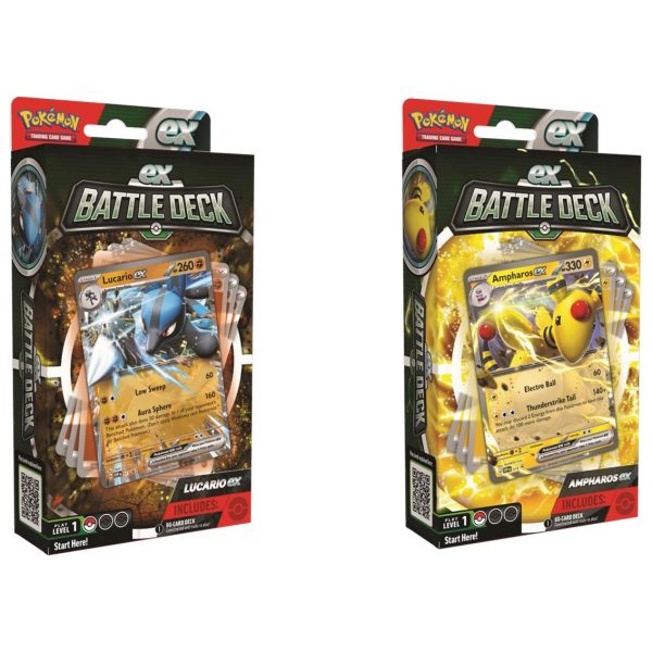DISPLAY 6 BATTLE DECK POKEMON EX ABRIL CASTELLANO - Image 2
