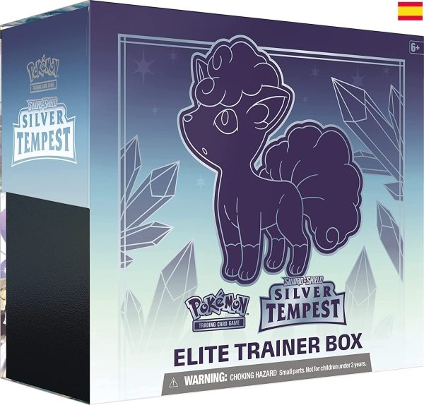 POKEMON CAJA ENTRENADOR ELITE TEMPESTAD PLATEADA 12 CASTELLANO