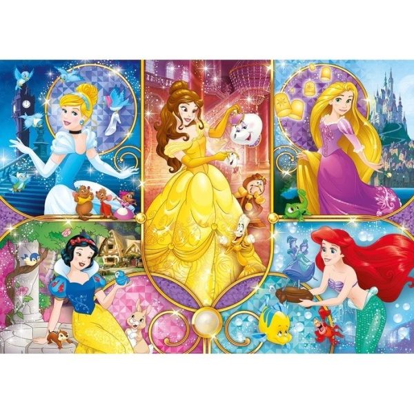 PUZZLE 104 PZAS BRILLANTE PRINCESAS DISNEY - Image 2