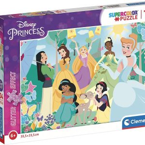 PUZZLE 104 PZAS PRINCESAS DISNEY GLITTER