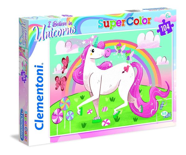PUZZLE 104 PZAS UNICORNIO BRILLANTE