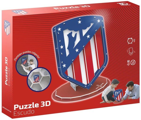 PUZZLE 3D ESCUDO ATLETICO DE MADRID