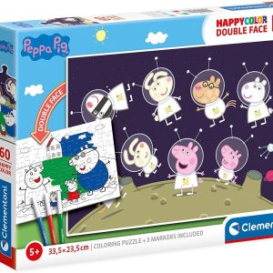 PUZZLE 60 PZAS PEPPA PIG DOBLE CARA