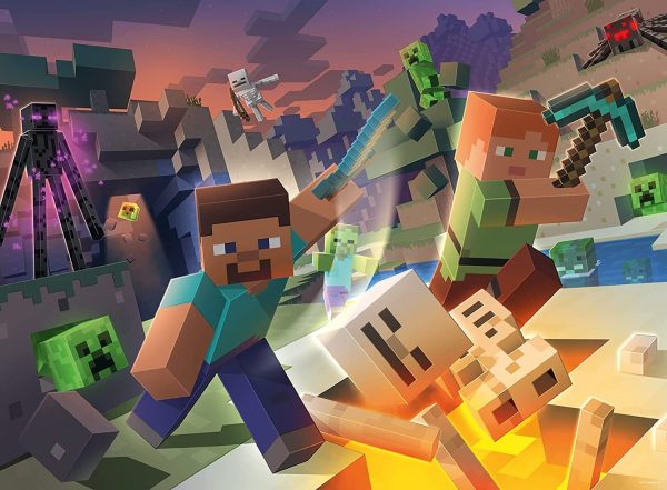 PUZZLE MINECRAFT MONSTER 100 PIEZAS XXL - Image 2