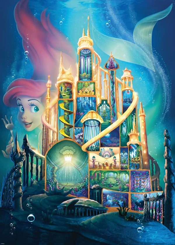 PUZZLE DISNEY CASTLES ARIEL 1000 PIEZAS - Image 3