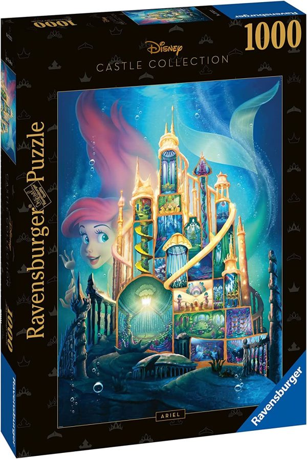 PUZZLE DISNEY CASTLES ARIEL 1000 PIEZAS