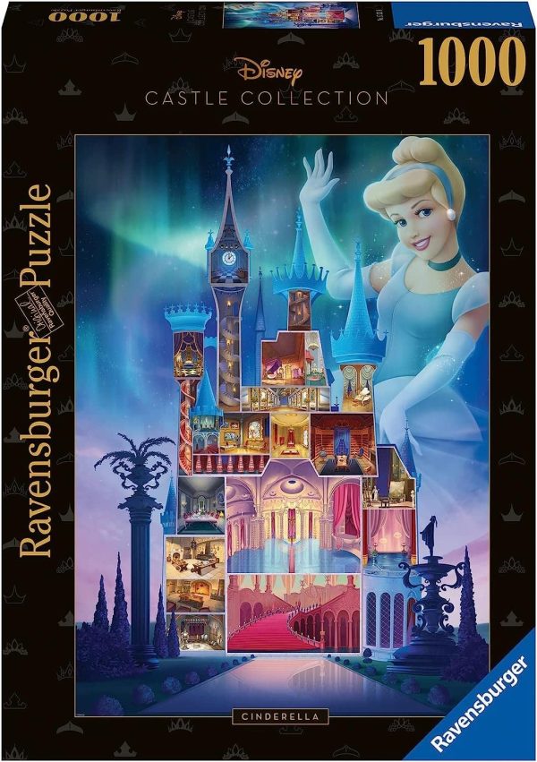 PUZZLE DISNEY CASTLES CENICIENTA 1000 PIEZAS - Image 2