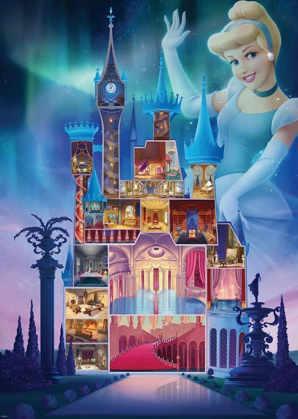 PUZZLE DISNEY CASTLES CENICIENTA 1000 PIEZAS - Image 3