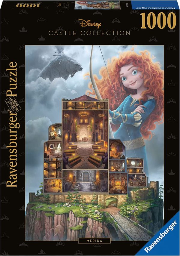 PUZZLE DISNEY CASTLES MERIDA 1000 PIEZAS - Image 2