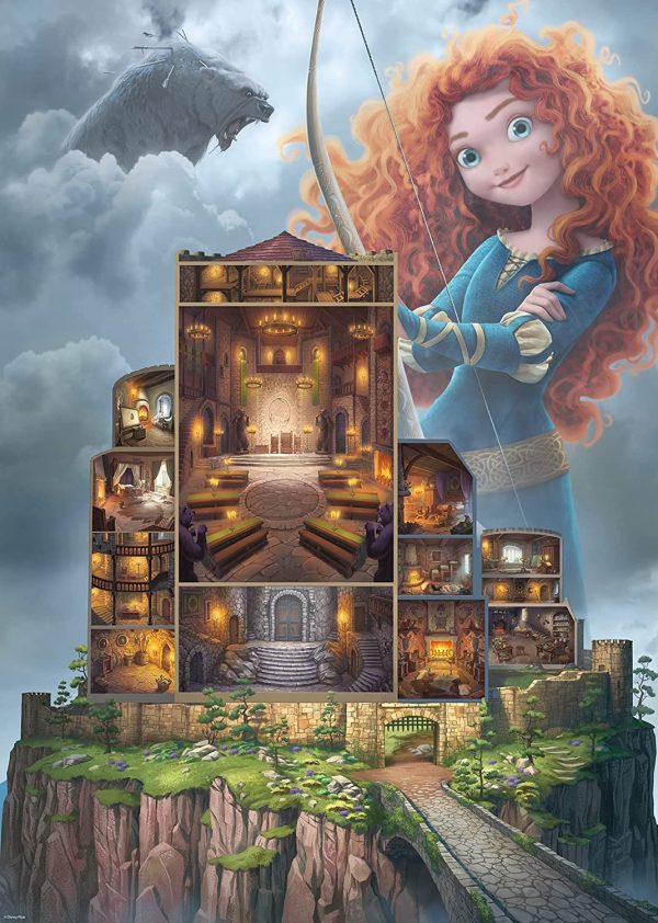 PUZZLE DISNEY CASTLES MERIDA 1000 PIEZAS - Image 3