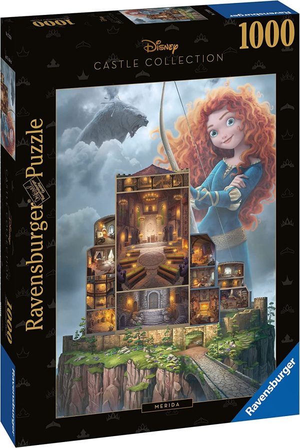 PUZZLE DISNEY CASTLES MERIDA 1000 PIEZAS