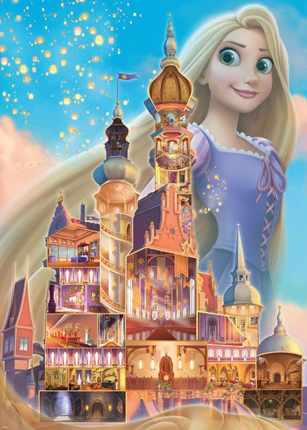 PUZZLE DISNEY CASTLES RAPUNZEL 1000 PIEZAS - Image 3
