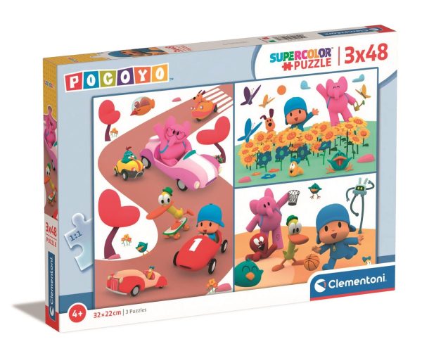 PUZZLE POCOYO 3X48 PZAS