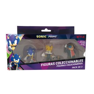 SONIC FIGURA PACK DE 3 SDO, 6'5CM