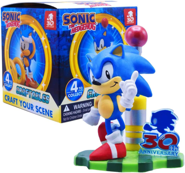 DISPLAY 12 CAJAS SORPRESA SONIC THE HEDGEHOG 8CM DIORAMASONIC