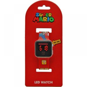 RELOJ LED SUPER MARIO BROS